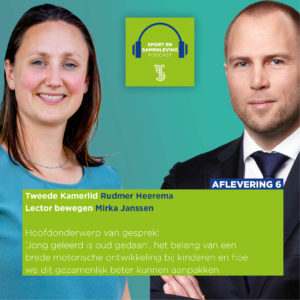 De hoofdgasten van de podcast zijn Tweede Kamerlid Rudmer Heerema & Lector bewegen Mirka Janssen