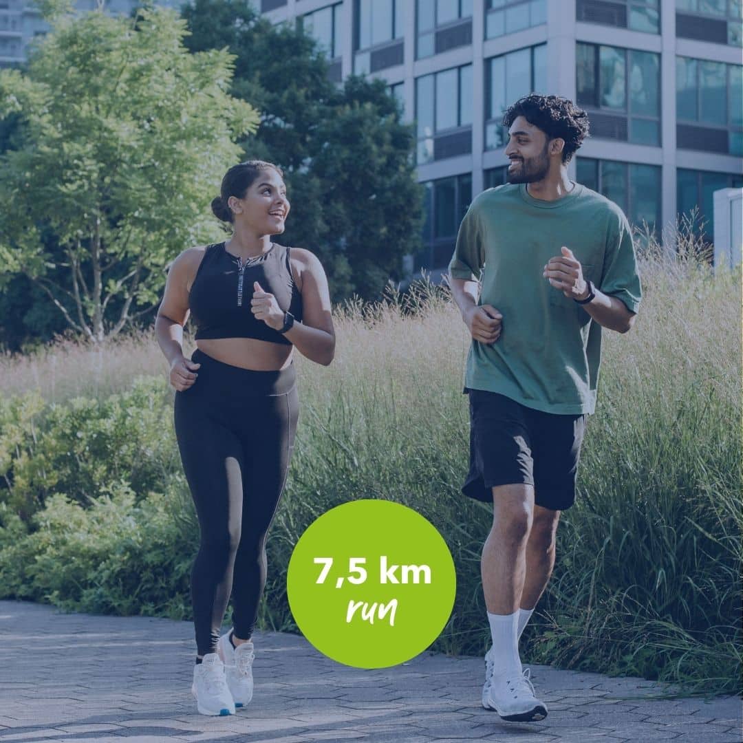 7.5 km run