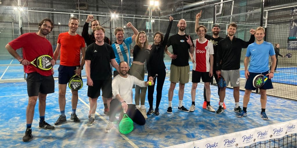 Padel met medewerkers van Vattenfall Incharge