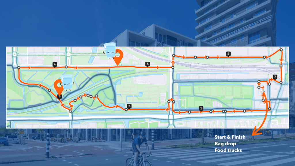 Sloterdijk Community Run route