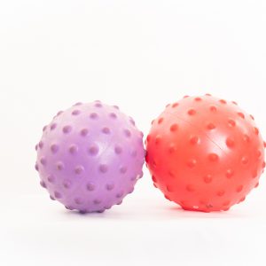 Bobbelbal bobbels aan de buitenkant