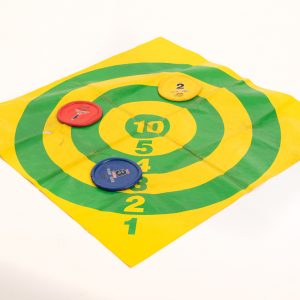 Disc Werpspel mat + 3 frisbees