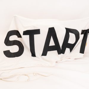 Start en finish doek